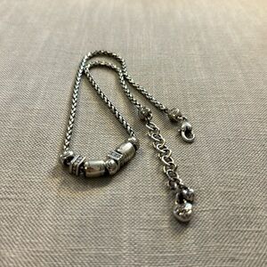 Brighton Silver Bead, adjustable necklace
